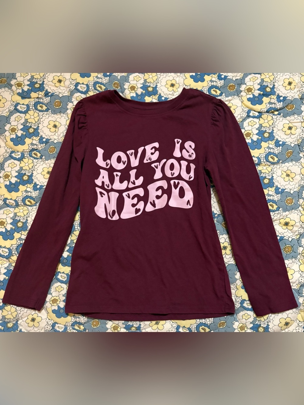 Members Mark girls size 6 / 6x long sleeve top